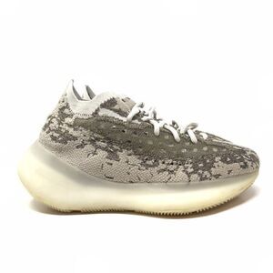 Adidas Yeezy Boost 380 Pyrite Mens Size 5.5 Sneakers Slip On Laces Grey Shoes